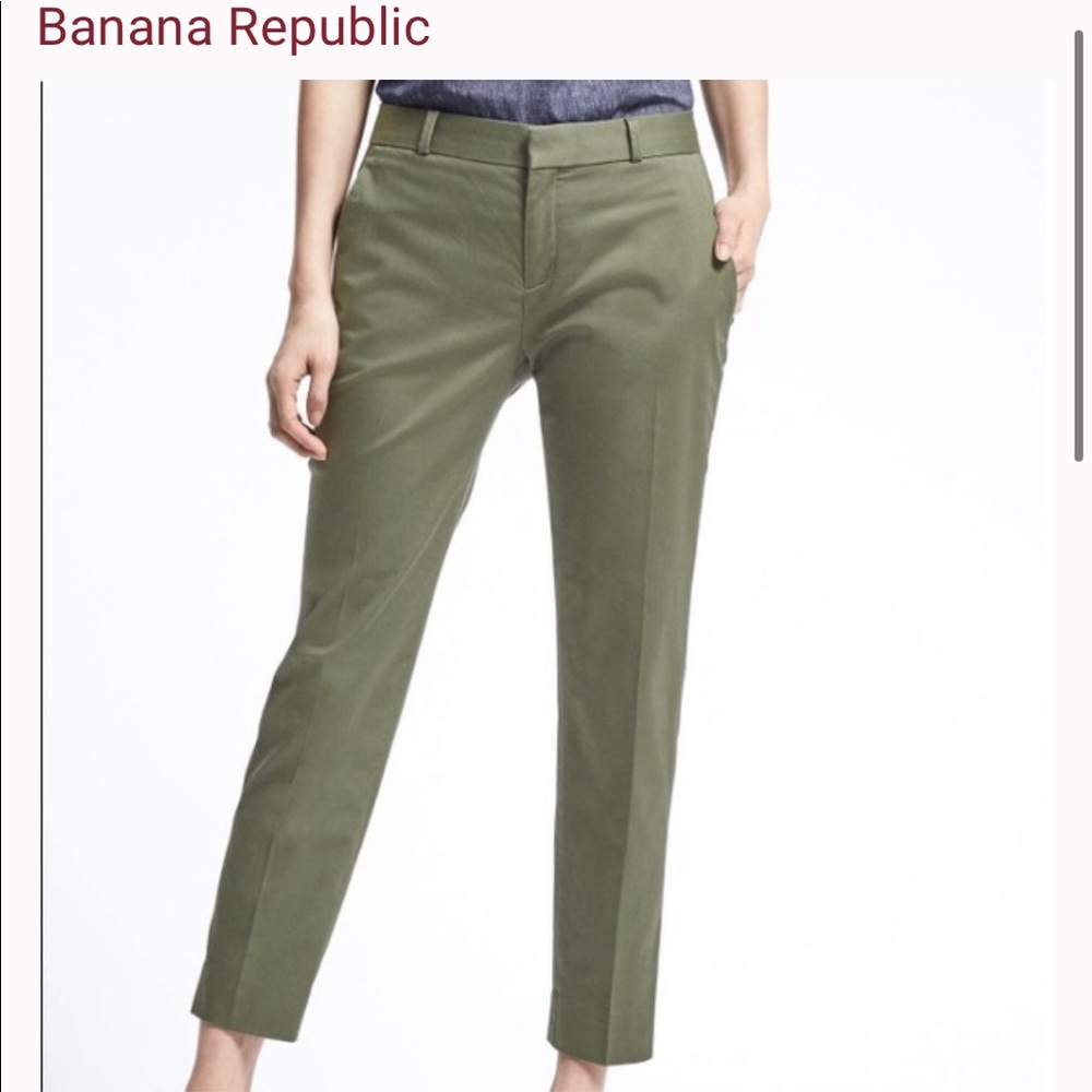 Banana republic green pants